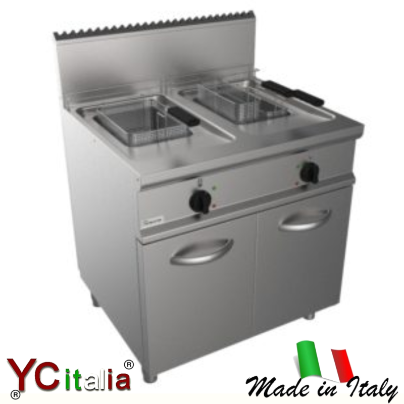 Friggitrice due vasche a gas 13+13 lt kw 24,03.192,00 €3.192,00 €Friggitrice a gas per ristoranti profondita 700F.A.R.H. Snc Di Bottacin Antonio & C