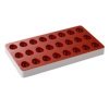 Stampo fragola in silicone per gelatine