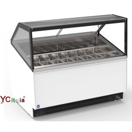 Vetrina per l'esposizione del gelato sfuso