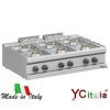 Cucina da banco sei fuochi a gas|Cucina da appoggio