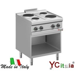 Cucina su mobile a quattro...