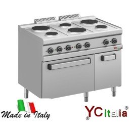 Cucina elettrica con 6...