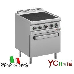 Cucina su mobile a quattro...