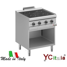 Cucina aperta ad induzione