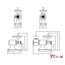 Tritacarne 230 volt