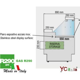 Vetrina refrigerata semiventilata 1040x9001.239,30 €1.377,00 €Vetrine profondità 900 ventilateF.A.R.H. Snc Di Bottacin Antonio & C