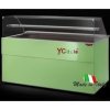 Banco pasticceria L 1802 x P 940 x H1064 a due ripiani