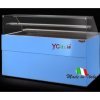 Banco pasticceria L 1802 x P 940 x H1064 a due ripiani