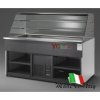 Banco pasticceria L 1802 x P 940 x H1064 a due ripiani