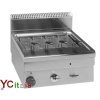 Cuocipasta a gas 25 lt da banco|Cuocipasta snack da banco professionale profondita 600