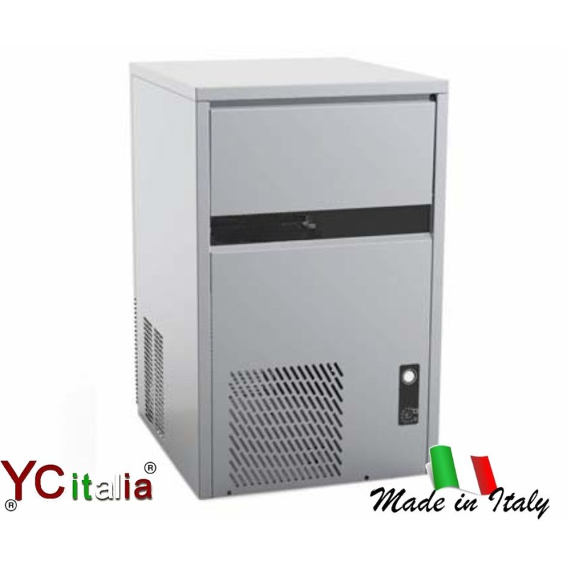 Fabbricatore di ghiaccio 50 kg cubetto pieno