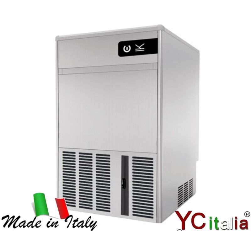 Fabbricatore di ghiaccio 45 kg cubetto vuoto