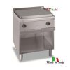 Fry-top a gas con piastra rigata 80x90x85|Fry top a gas professionale profondita 900