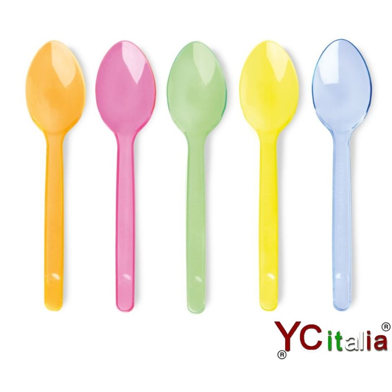 Cucchiaini gelato colorati 3000 pezzi|Palette e coppette