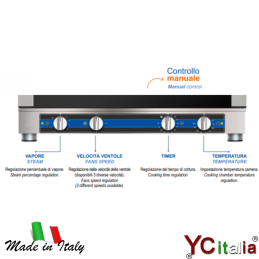 Forno meccanico 4 teglie combinato