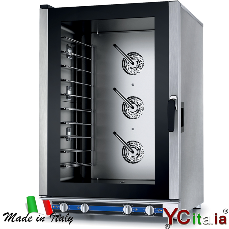 Forno meccanico 10 teglie combinato gastronomia pasticceria|Forni elettrici professionali