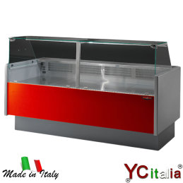 Espositore a vetri dritti 2960x895x1200 con motore remoto