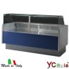 Espositore neutro a vetri dritti 2960x895x1200 con motore remoto