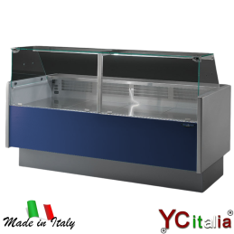 Espositore a vetri dritti 2960x895x1200 con motore remoto