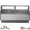 Espositore a vetri dritti 2960x895x1200 con motore remoto
