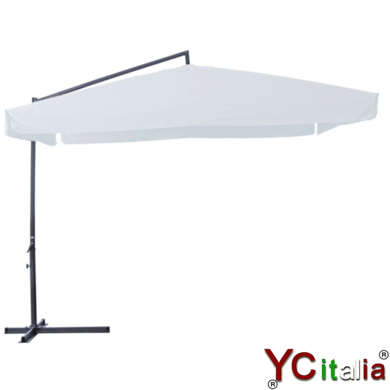 Ombrellone da esterno quadrato 3x3 m|Ombrelloni