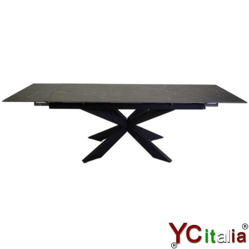 Tavolo in metallo allungabile 180x90 cm