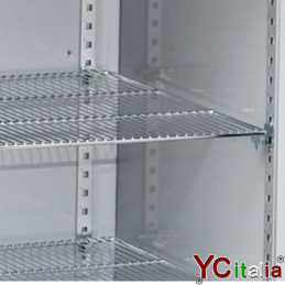 Retro banco refrigerato 4 porte battente 2540x535x860 h