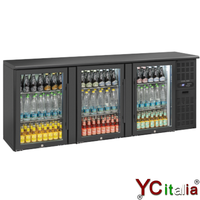 Retro banco refrigerato 3 porte 2085x535x860|Vetrinette basse per bibite