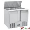 Saladette 2 porte 270 Lt 1045x700x883 h|Saladette refrigerate a 2 porte