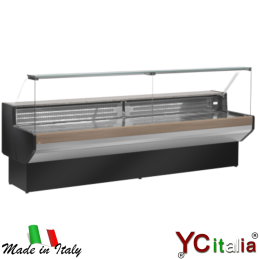 Banco refrigerato salumi e formaggi vetri dritti 1040x910x1290|Vetrine profondità 900 ventilate