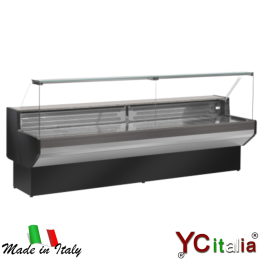 Banco refrigerato salumi e formaggi vetri dritti 1040x910x1290|Vetrine profondità 900 ventilate