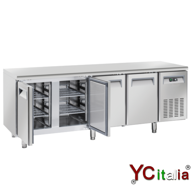 Congelatore orizzontale 4 porte 2250x600x850|Banco congelatore P 600