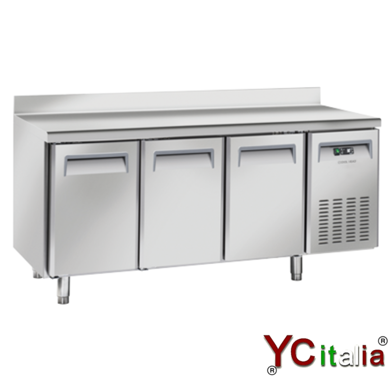 Tavolo congelatore con alzatina 3 porte|Banco congelatore P 600