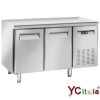 Tavolo refrigerato  2 porte 1350x600x850 h|Banchi refrigerati in acciaio profondita 600