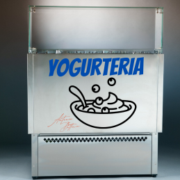 Banco refrigerato per yogurt