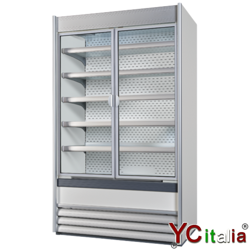 Vetrina refrigerata murale con porte battenti 960x635x2096