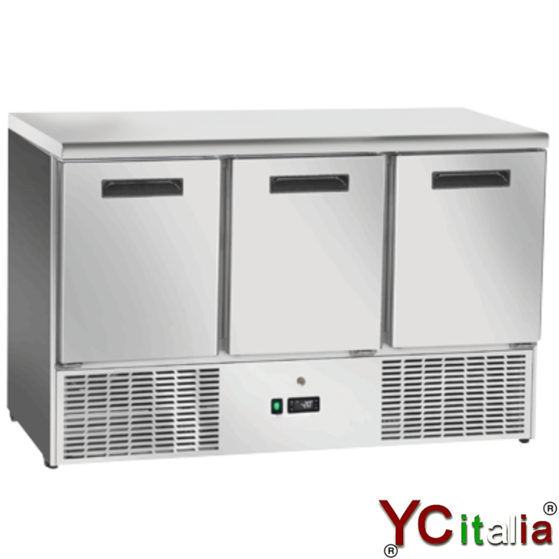 Saladette freezer 3 porte 1365x700x880|Saladette BT  C°-15 -22