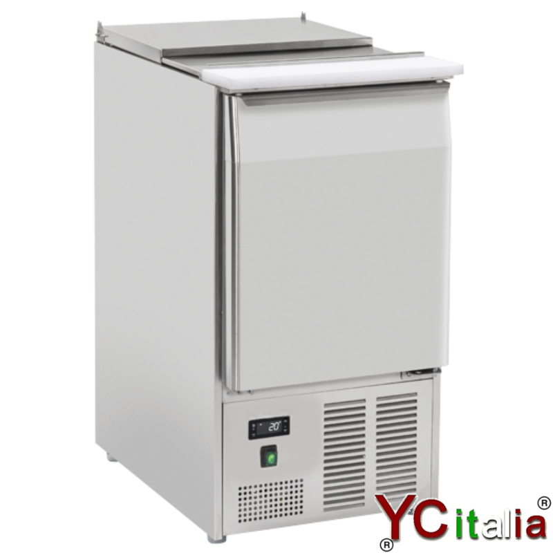 Saladette 1 porta con top apribile 450x700x880