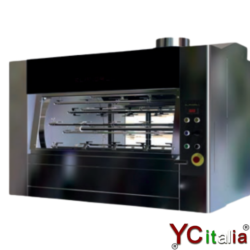 Girarrosto planetario a legna