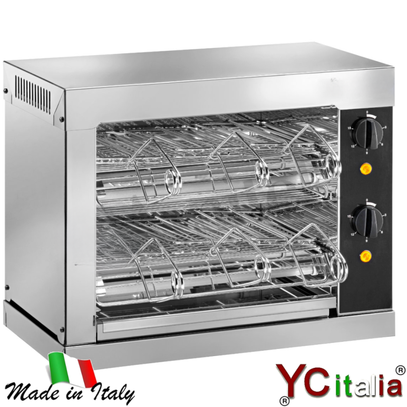 Tostiera con 6 pinze professionale|Fornetti tostiere per toast