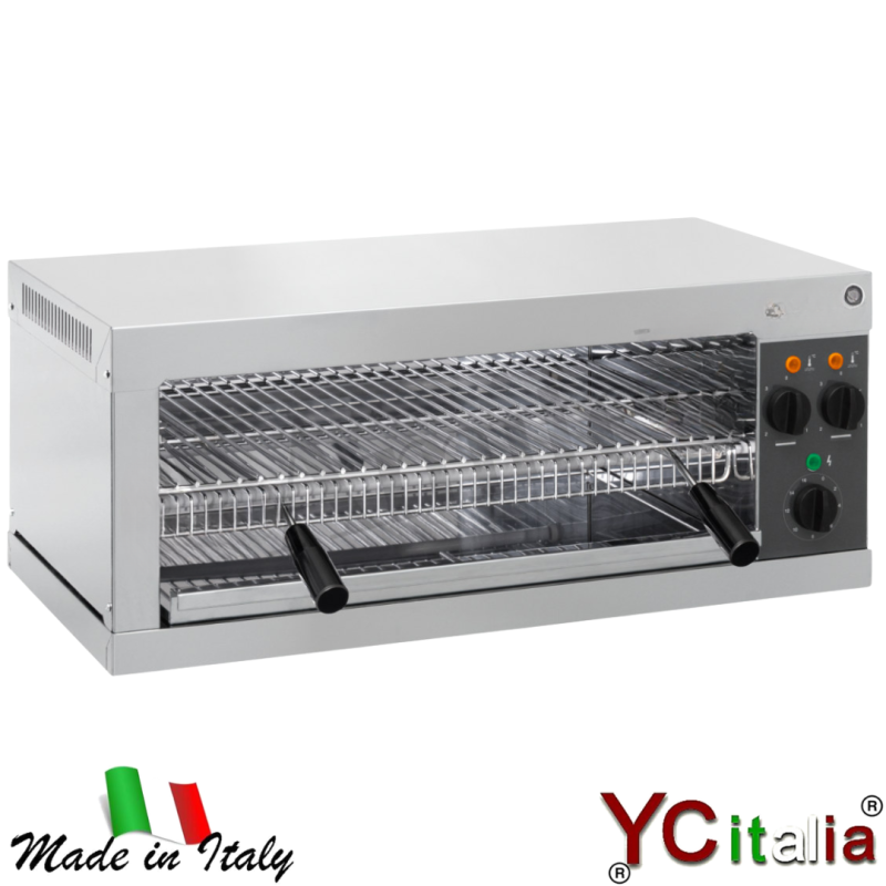Tostiera con griglia 710x340x290h|Fornetti tostiere per toast