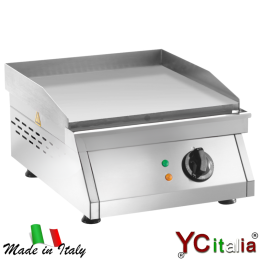 Fry top singolo liscio 395x400