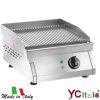 Fry top singolo rigato 400x500