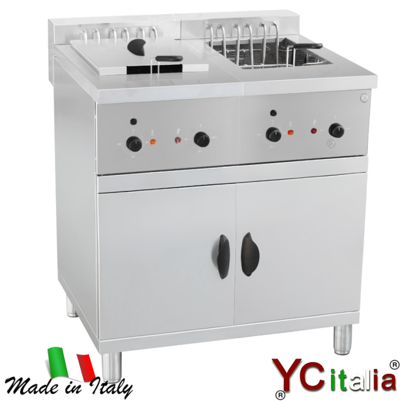 Friggitrice elettrica 25+25 litri