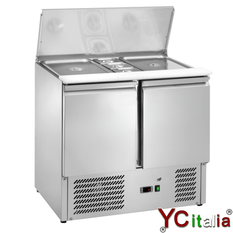 Saladette 2 porte 900x700x876 h