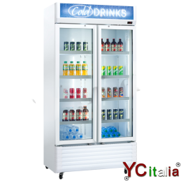 Frigo per bibite a due porte