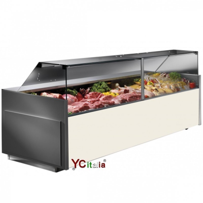 Espositore refrigerato L2960 x P1175 x H1200 vetri dritti