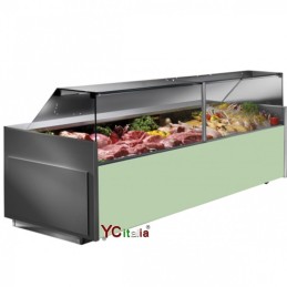 Espositore refrigerato L2960 x P1175 x H1200 vetri dritti