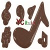 Stampi note musicali per cioccolatini