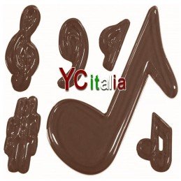 Stampi note musicali per cioccolatini